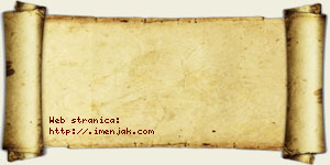 Danijela Vilimonović vizit kartica